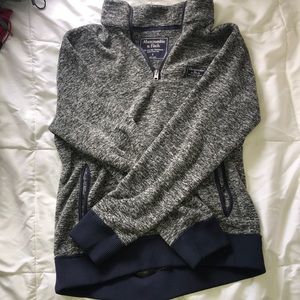 Abercrombie & Fitch Quarter Zip Fleece